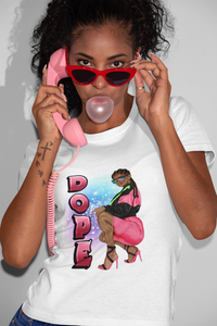 Short sleeve tshirt sublimation Dope Chick